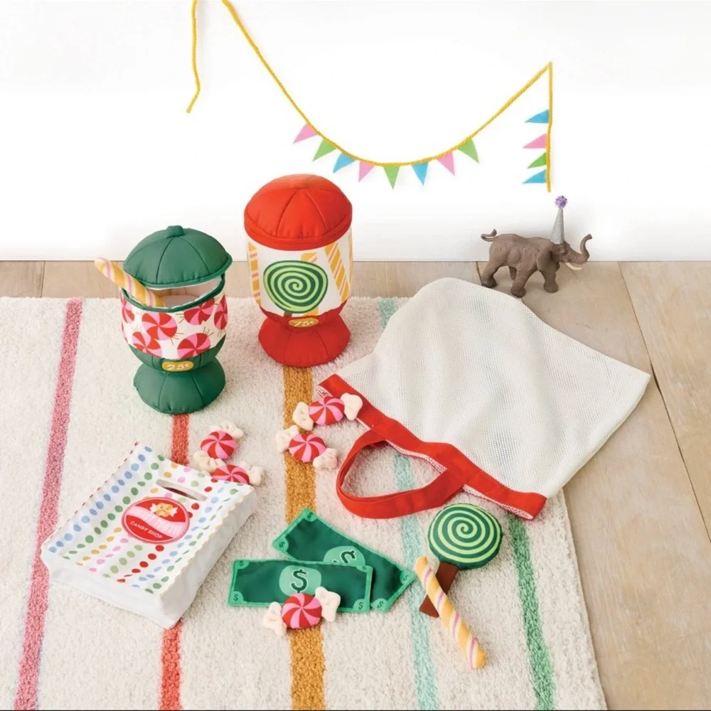 New! Pillowfort Candy Shop Kids' Interactive 12 piece Play Set, Plush